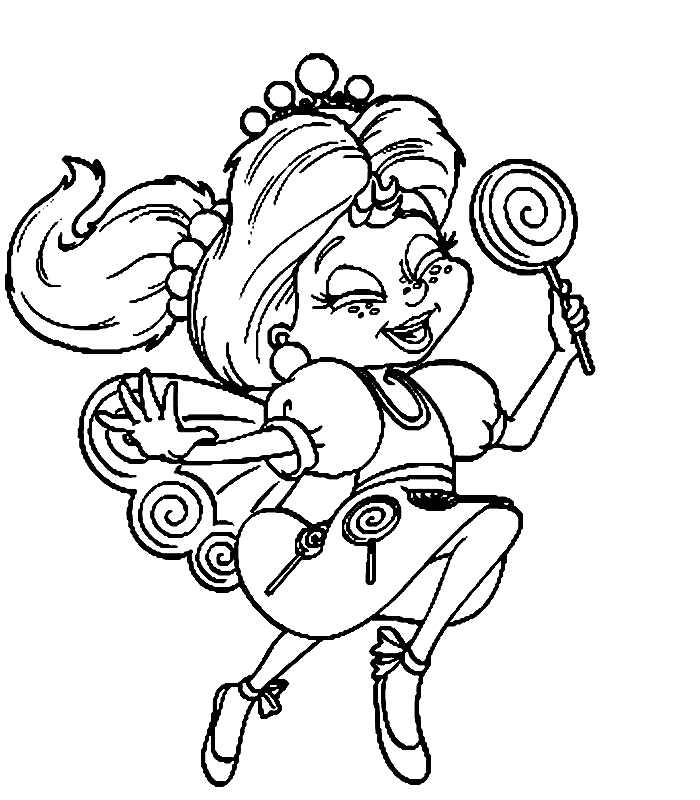 Cute Candyland Coloring Pages To Printable