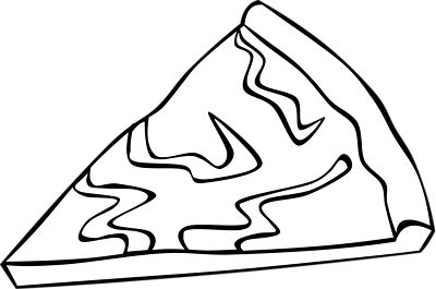 Free Stock Photos | Illustration Of A Slice Of Pizza With Toppings ...