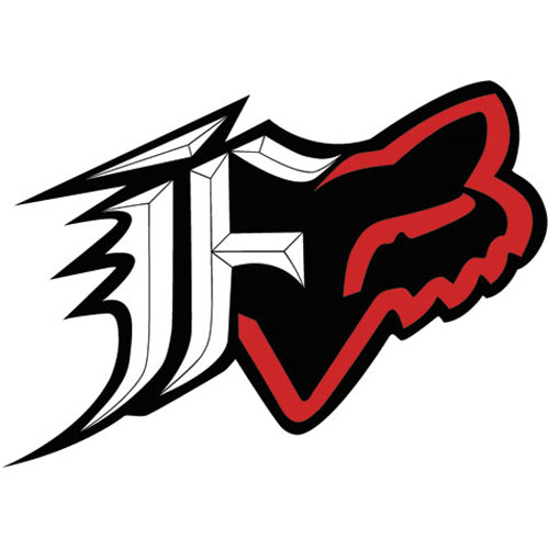 Sale on Fox Racing F-Head Rider MotoX Motorcycle Single Stickers ...