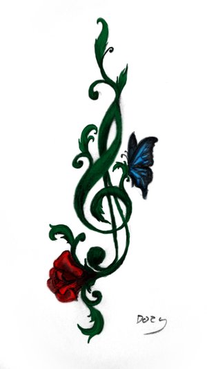 treble clef wallpaper - www.