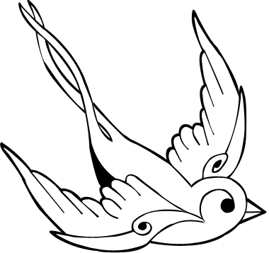 Bird Line Drawing - ClipArt Best