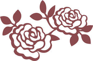 Silhouette Online Store - View Design #16154: floral filigree rose ...