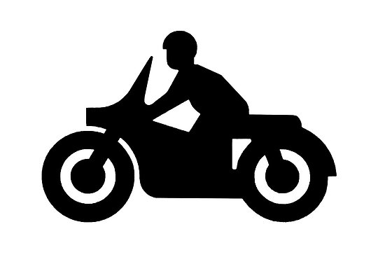 Motorcycle clip art" by naturaldigital | Redbubble