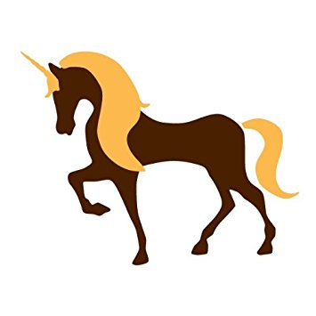 Amazon.com: My Wonderful Walls Unicorn Wall Stencil: Home & Kitchen