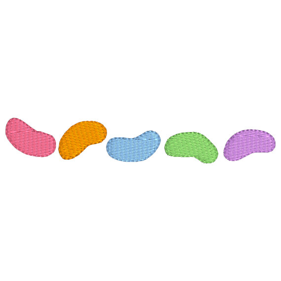 BUY 2 GET 1 FREE Happy Easter Jelly Bean Border by 21Reasons