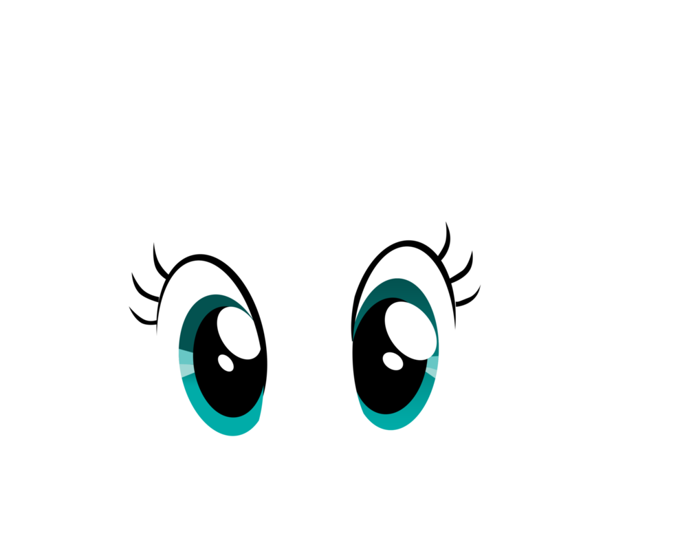 Blue sparkle eyes clipart
