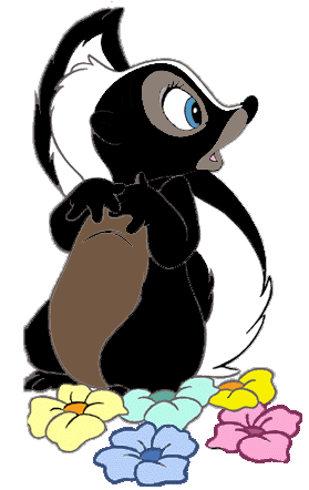 Bambi's Flower the Skunk Clip Art Images | Disney Clip Art Galore
