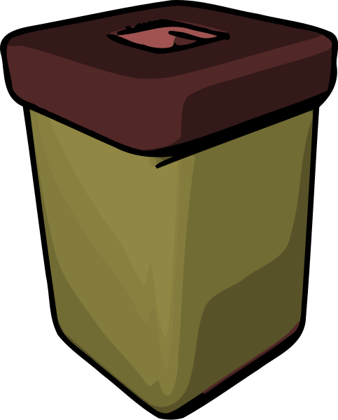 Free to Use & Public Domain Trash Bin Clip Art
