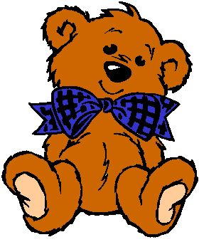 Stuffed animal bear clipart
