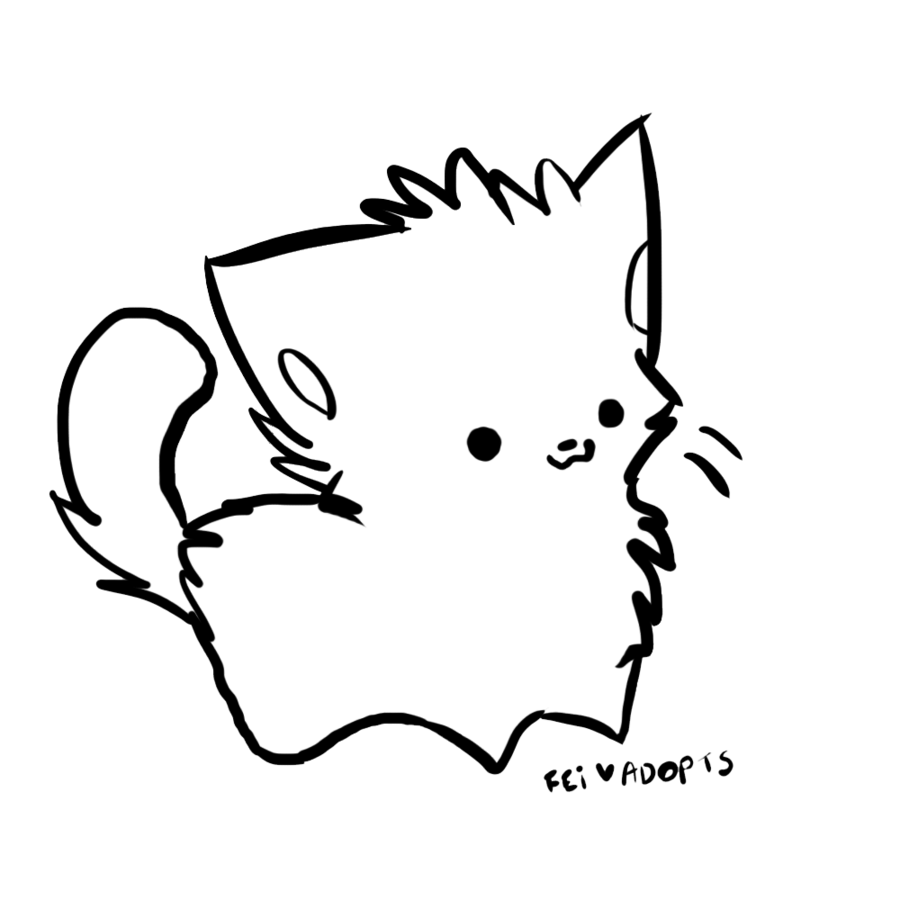 Cat Line Art