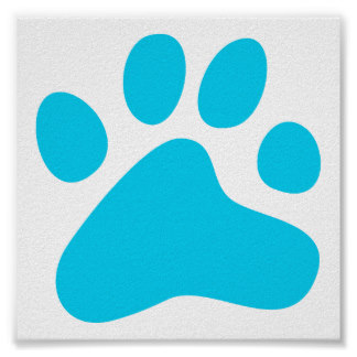 Dog Paw Posters | Zazzle