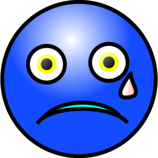 Sad Face With Tears Clipart