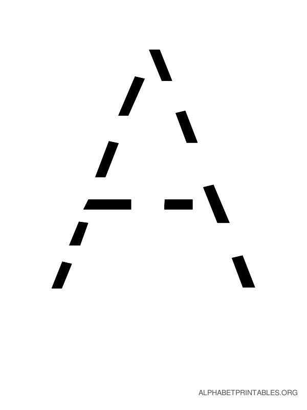 Handwriting Alphabet Tracing Letters to Print | Alphabet ...
