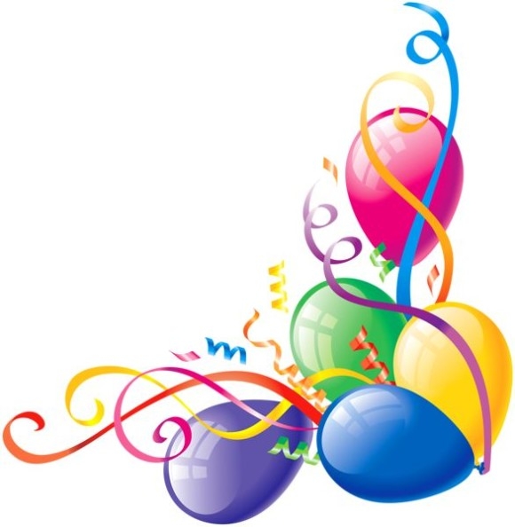 Birthday Border Clipart - Tumundografico