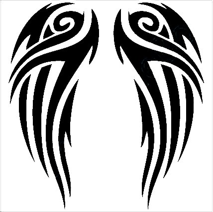 Angel Wings Decal 4 - Custom Wall Graphics