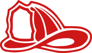 Fire helmet logo clipart