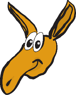 HEAD, CARTOON, LONG, NOSE, ANIMAL, EARS, AARDVARK - Public Domain ...