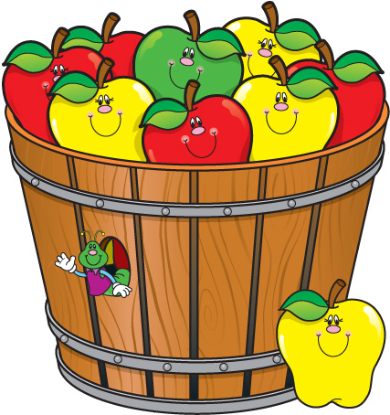 Barrel Of Apples Clipart