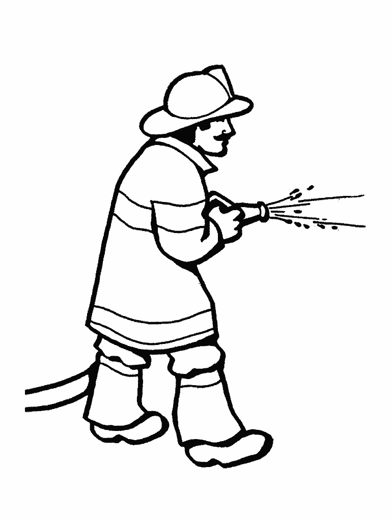Printable Firefighter Coloring Pages | Coloring Me