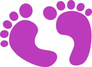 Foot Purple Clipart