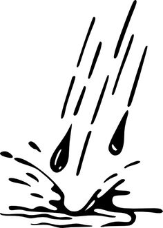 Graphics, Rain and Black white