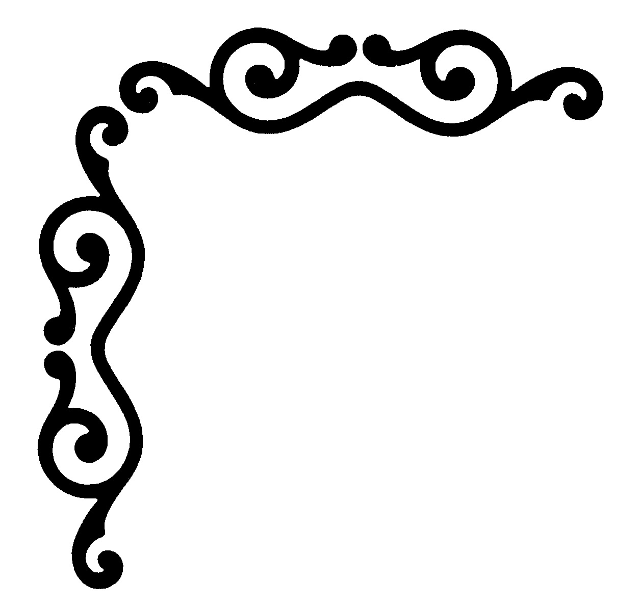 Corner patterns clipart