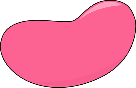 RED JELLY BEAN - ClipArt Best