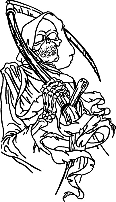 Free Grim Reaper Tattoo Designs: Real Photo, Pictures, Images and ...