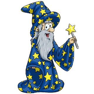 Magic Wizard - Halloween Cartoon Clip Art