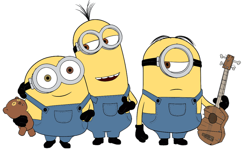 Bob the minion clipart transparent background