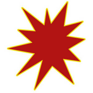 Clipart red star