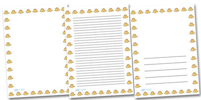 Cute Stegosaurus Portrait Page Borders- Portrait Page Borders ...