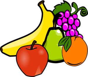Fruits clipart vector