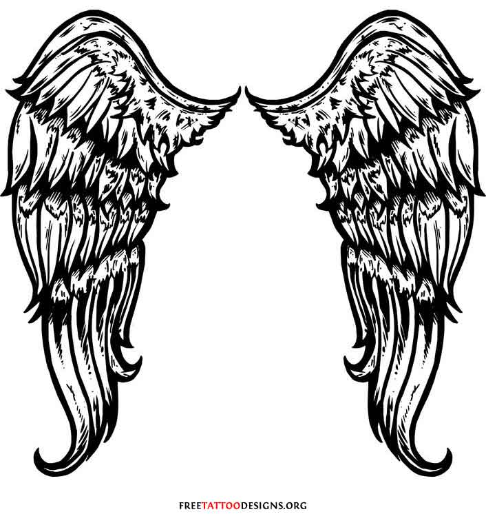 Gothic Angel Tattoo Sketch | Fresh 2017 Tattoos Ideas