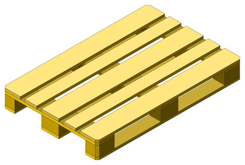 Drawing of wooden pallet | Public domain vectors