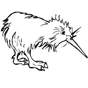 Coloring Pages Kiwi bird - Allcolored.com