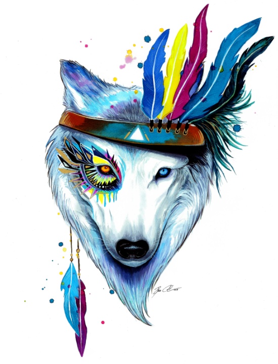 drawing Illustration art animals painting design colors nature ...