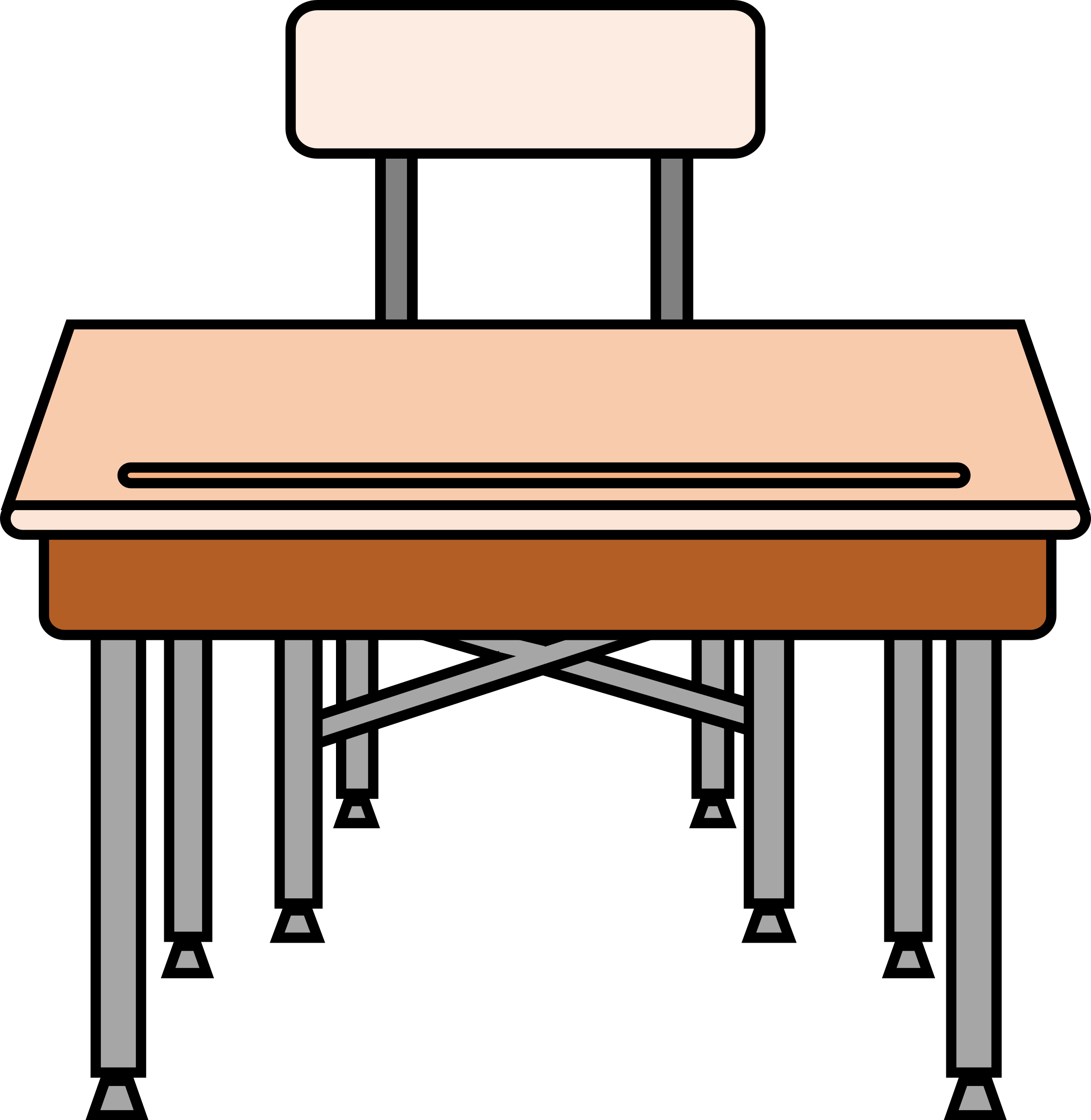 Student Desk Clipart | WM Homes