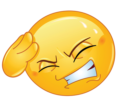 Stressed Face Clipart