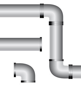 Water pipeline clipart