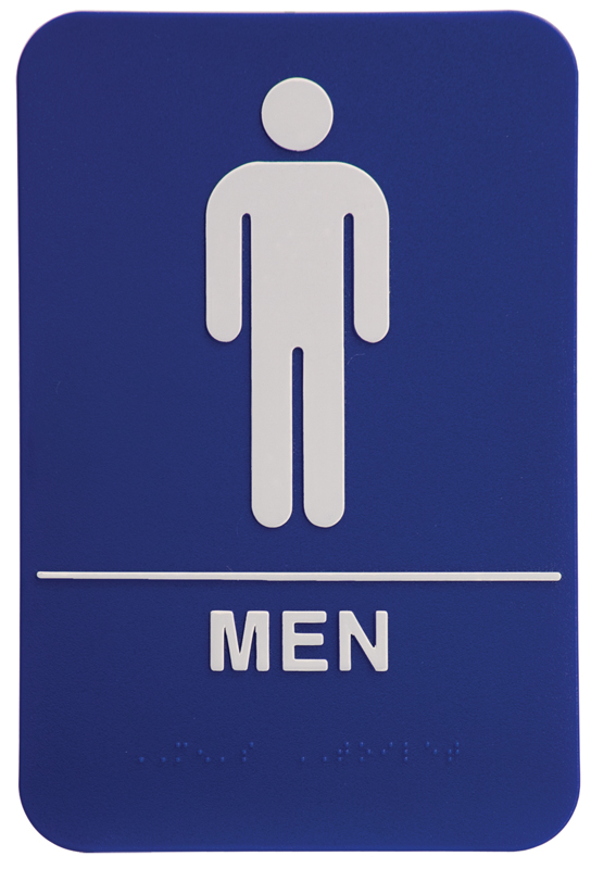 Men's Restroom Sign Printable - Printable Blank World