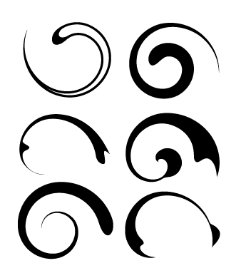 28 Free Illustrator Brushes for making Swooshes and Swirls - BittBox