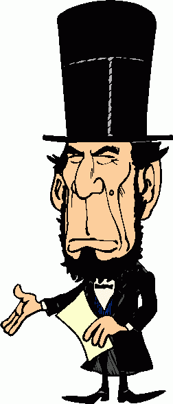 Abraham lincoln clipart