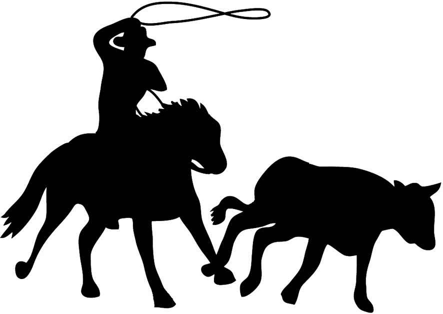 Cowboy Silhouette Clipart