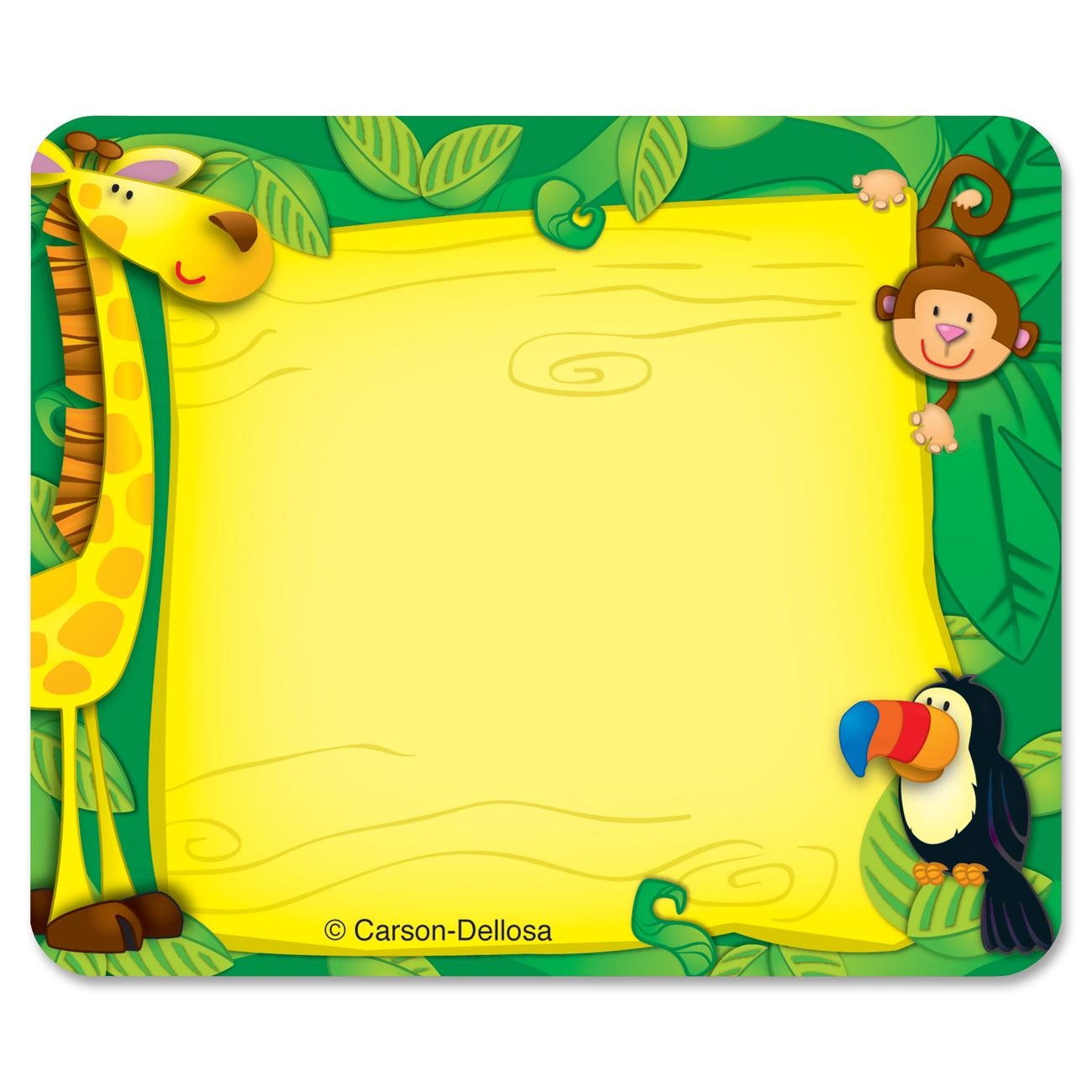 Jungle background and border