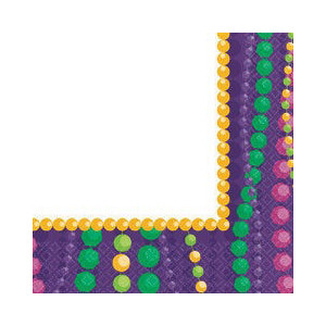 mardi gras corner border - Polyvore