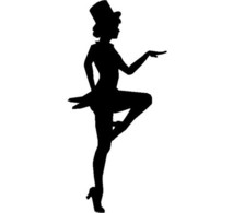 Tap Dancer Silhouette - Free Clipart Images