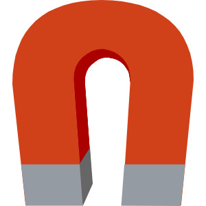 Horseshoe Magnet clip art - vector clip art online, royalty ...