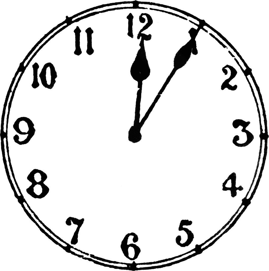5 Minutes Past 12 | ClipArt ETC