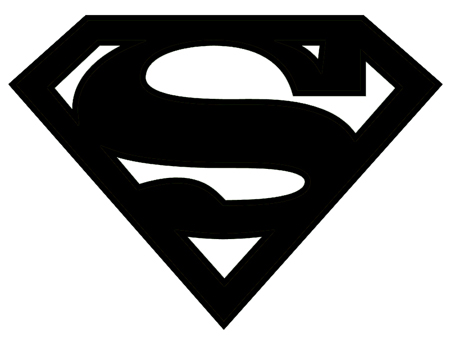 Superman Logo Silhouette - ClipArt Best